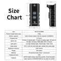 6400mAh Bike Front Light 2400LM LED Headlight Black